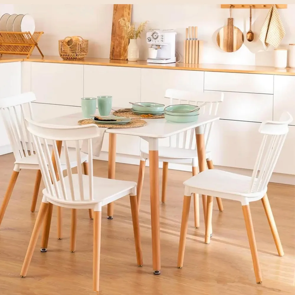Comedor Windsor 4 Personas – Mesa Cuadrada