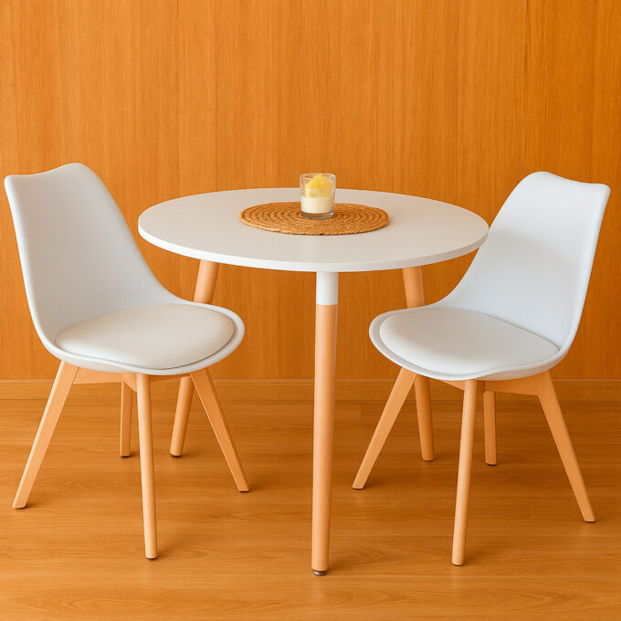 Comedor Eames 2 Personas – Mesa Redonda