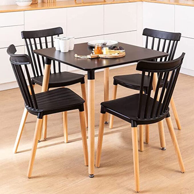 Comedor Windsor 4 Personas – Mesa Cuadrada