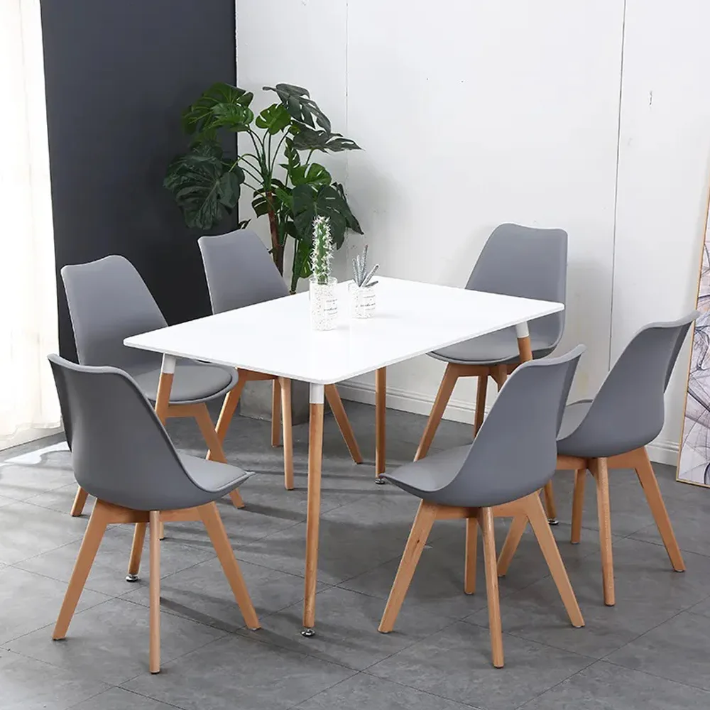 Comedor Eames 6 Personas – Mesa rectangular