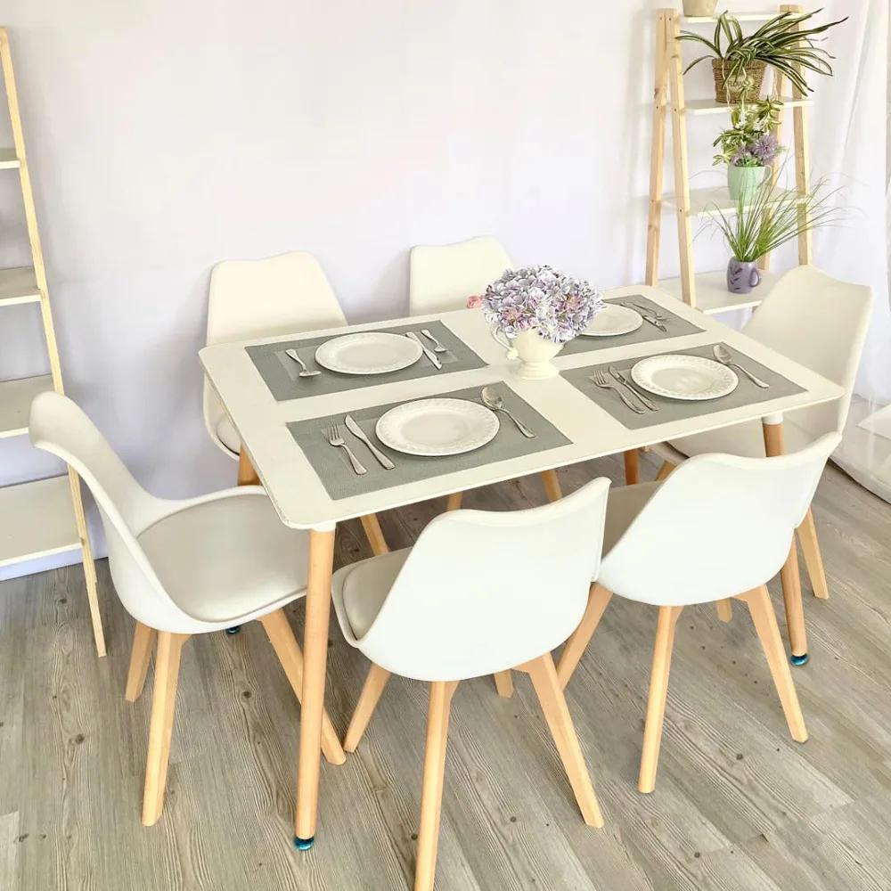 Comedor Eames 6 Personas – Mesa rectangular