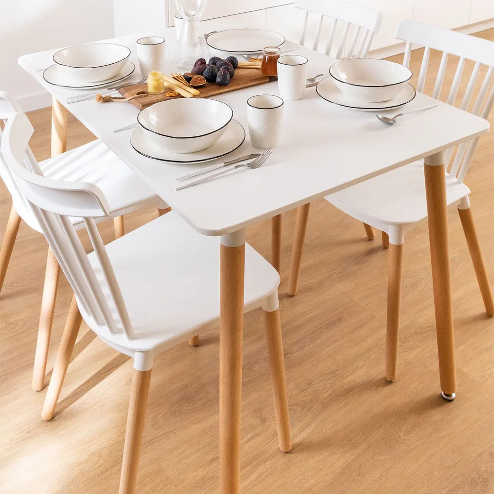Comedor Windsor 4 Personas – Mesa rectangular