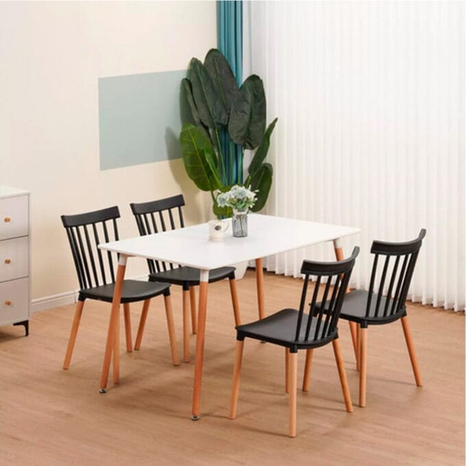 Comedor Windsor 4 Personas – Mesa rectangular