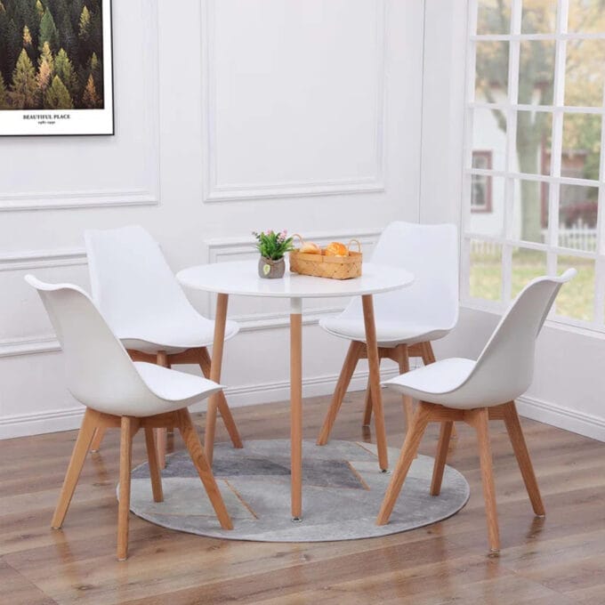 Comedor Eames 4 Personas – Mesa redonda