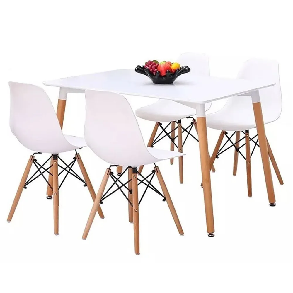 Comedor Eames Clásico 4 Personas – Mesa Rectangular
