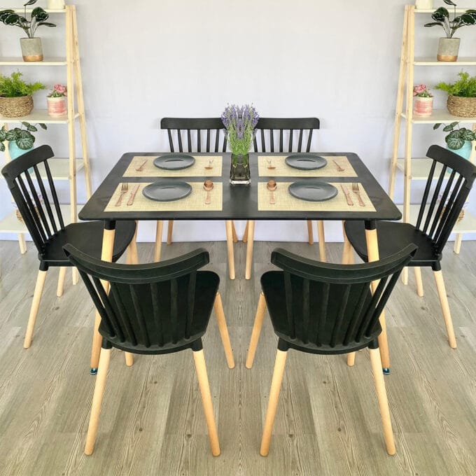 Comedor Windsor 6 Personas - Mesa Rectangular
