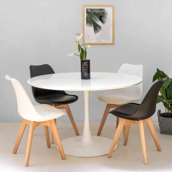 Mesa de comedor Tulip 1,0m de diámetro