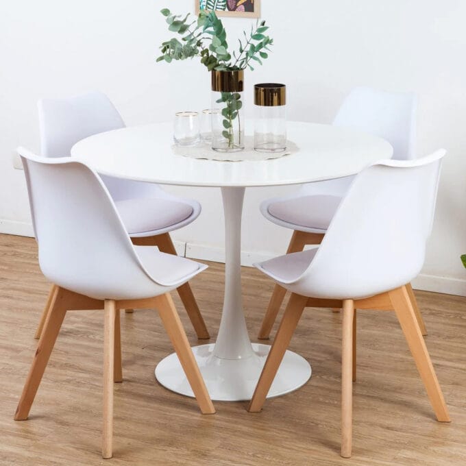 Mesa de comedor Tulip 1,0m de diámetro