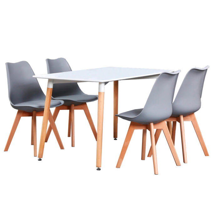 Comedor Eames 4 Personas - Mesa rectangular