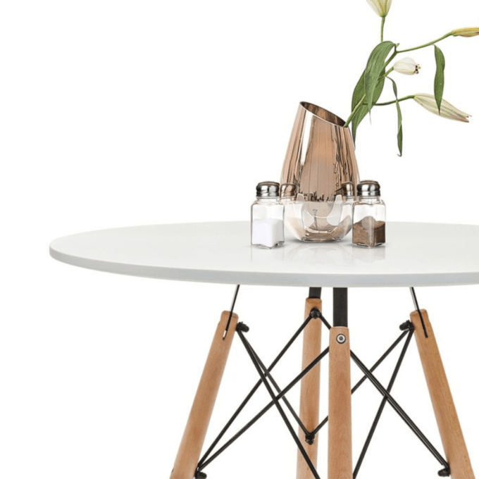 Mesa de comedor Eames redonda clásica