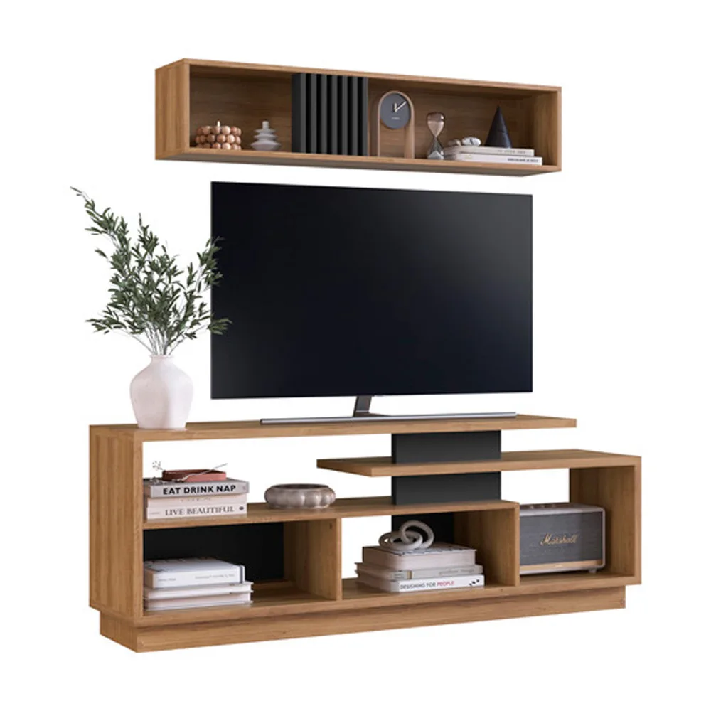Combo Rack para TV y Estantería Berlín