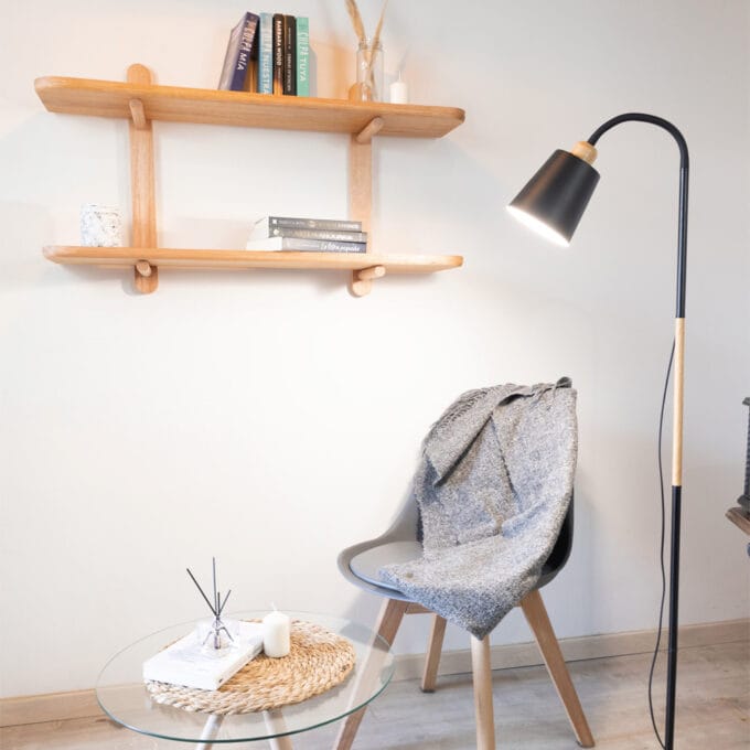 Estantería Oslo - Madera Maciza 90cmx50cm