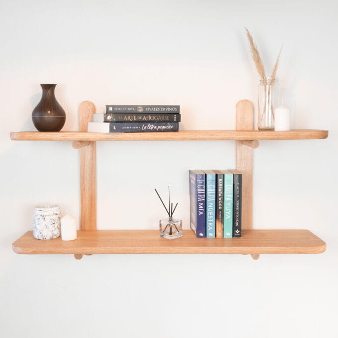 Estantería Oslo - Madera Maciza 90cmx50cm