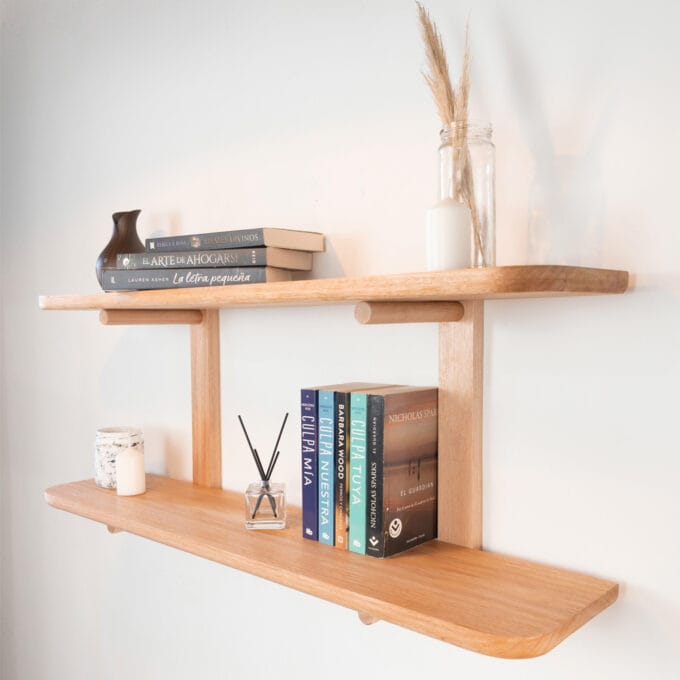Estantería Oslo - Madera Maciza 90cmx50cm