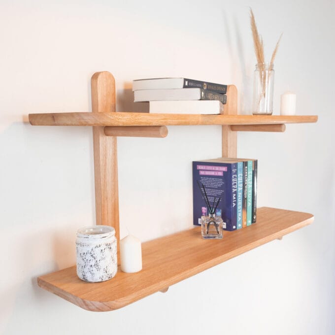 Estantería Oslo - Madera Maciza 90cmx50cm
