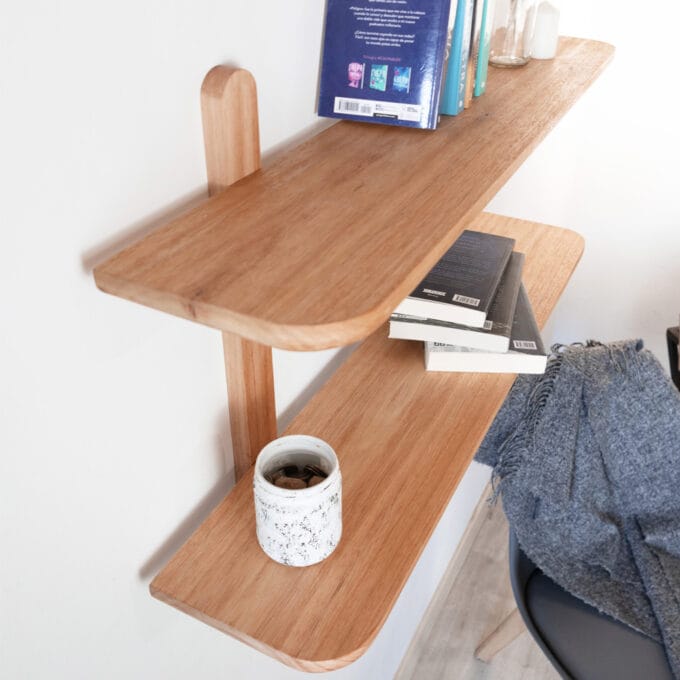 Estantería Oslo - Madera Maciza 90cmx50cm