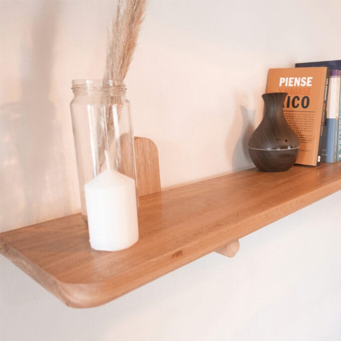 Estantería Oslo - Madera Maciza 90cmx20cm