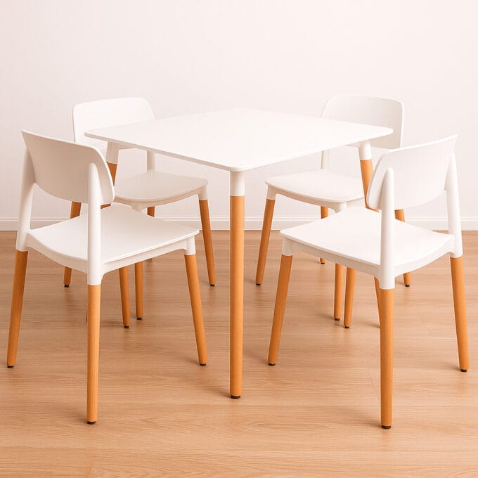 Comedor Belloch 4 Personas - Mesa Cuadrada