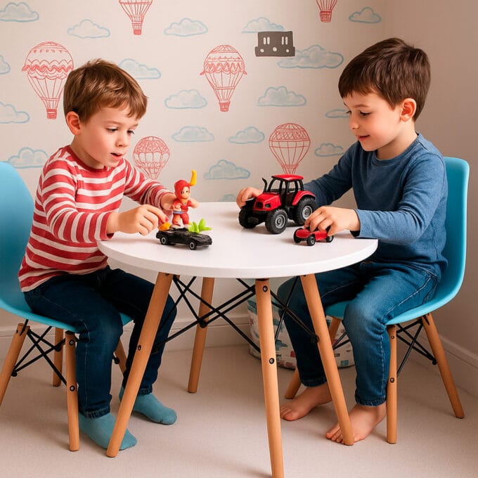 Comedor Eames Infantil - 2 Sillas