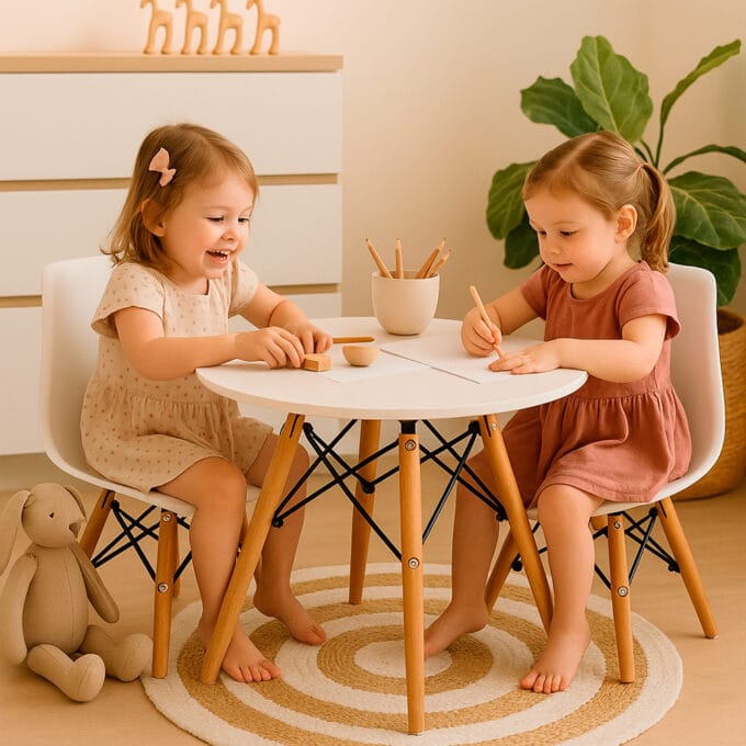 Comedor Eames Infantil - 2 Sillas