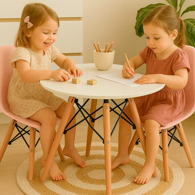 Comedor Eames Infantil - 2 Sillas
