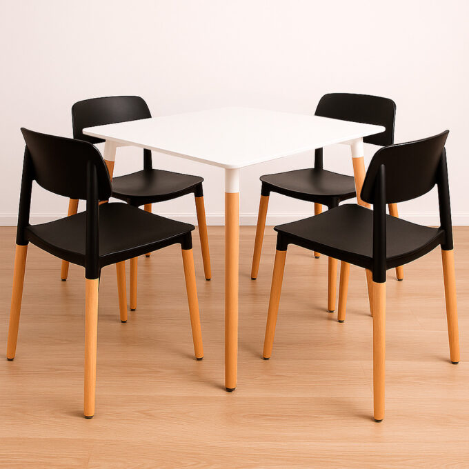 Comedor Belloch 4 Personas - Mesa Cuadrada